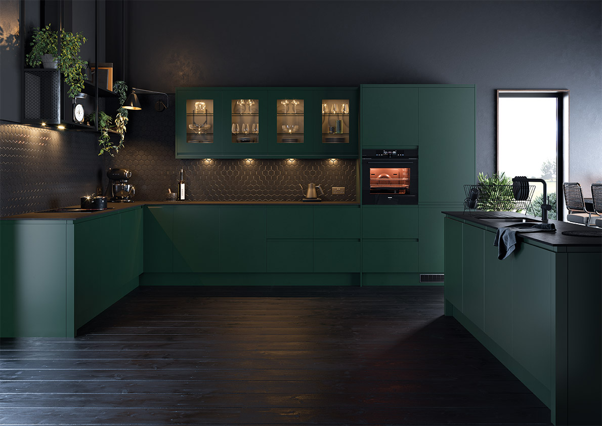 dark-green-kitchen-devon