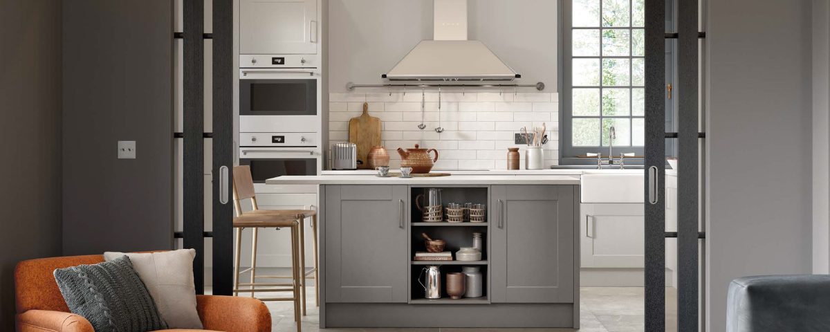 Broken-Plan Kitchen Layout